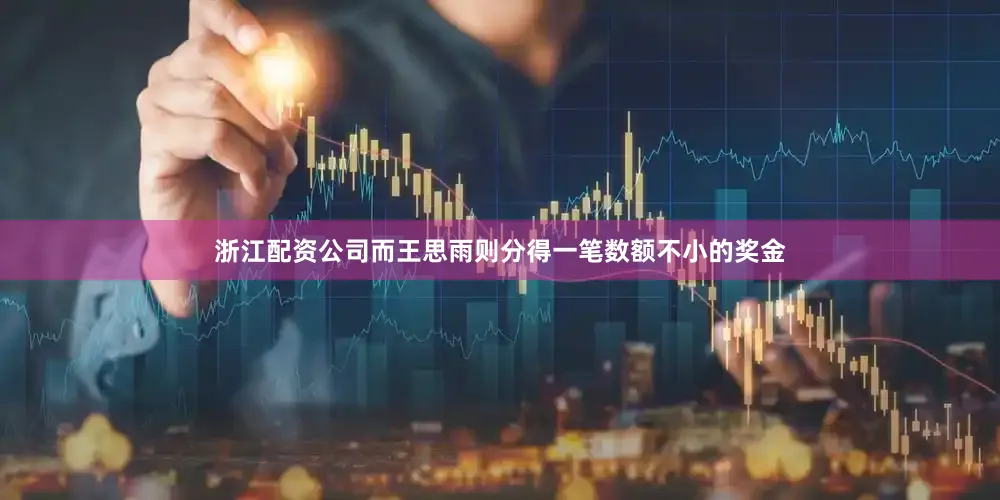 浙江配资公司而王思雨则分得一笔数额不小的奖金
